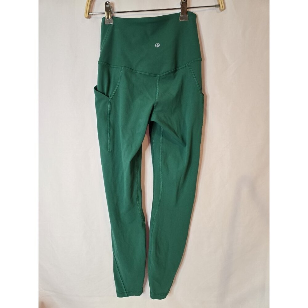 Lululemon Align HR Pant 25” With Pockets Green Size 4